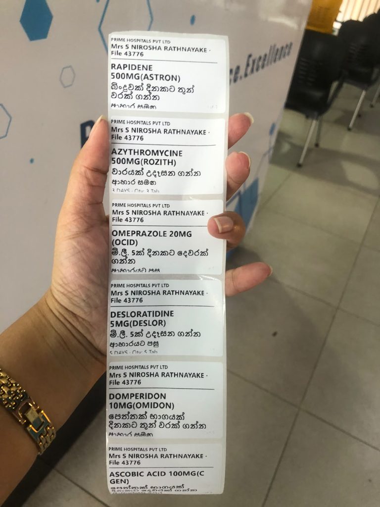 Stick Drug Labels